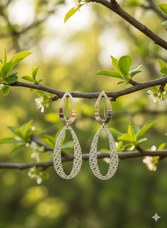 2 layer fancy earings