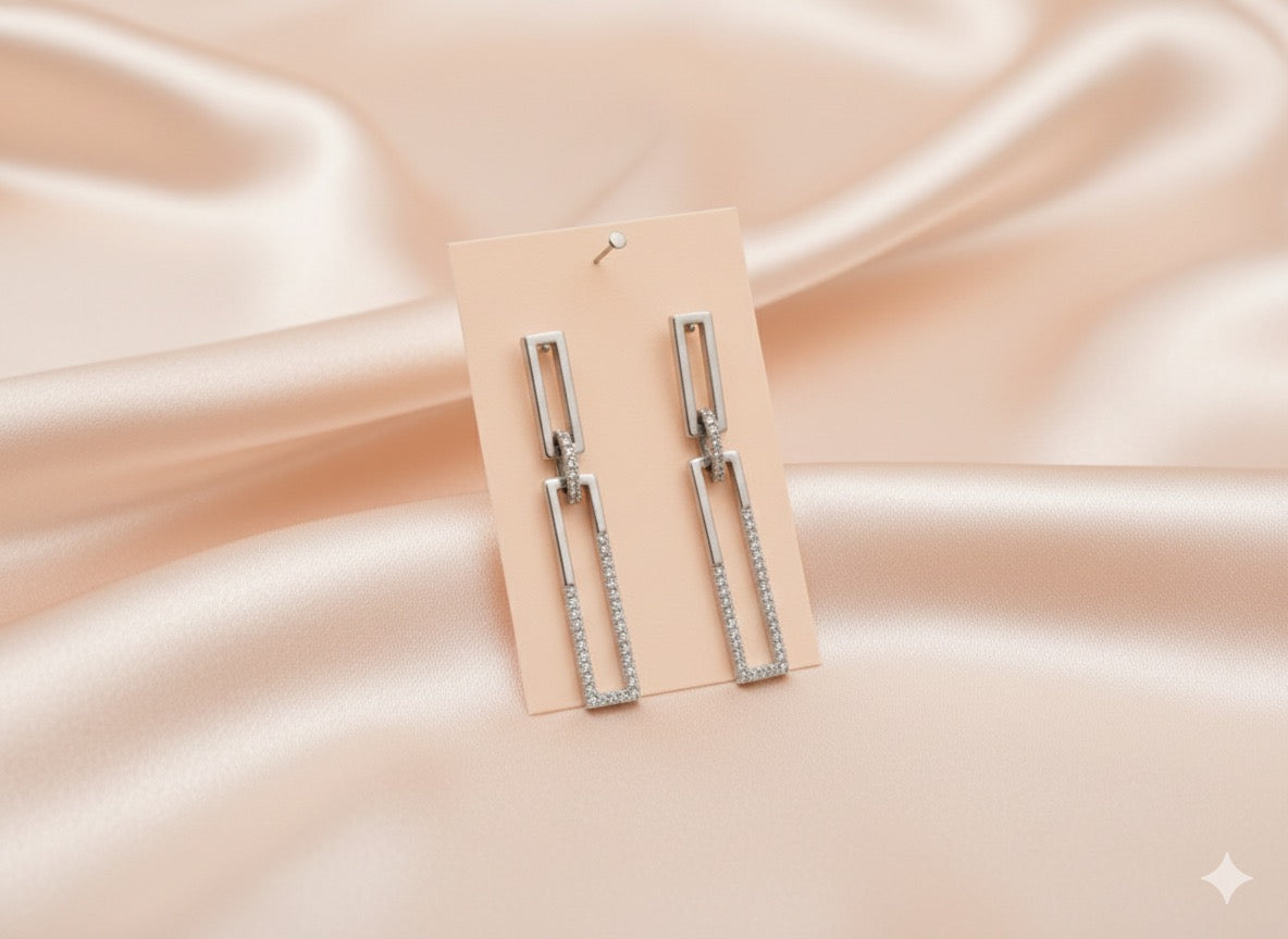 2 LAYER SQUARE STATEMENT EARING