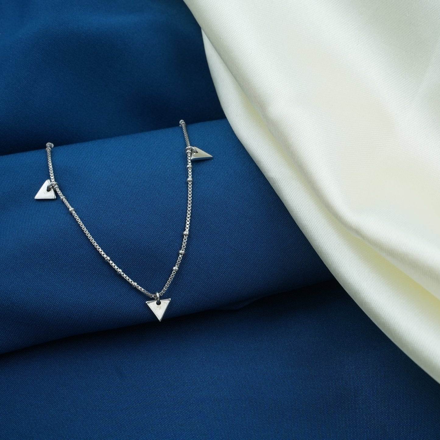 Tria Geometry Anklet
