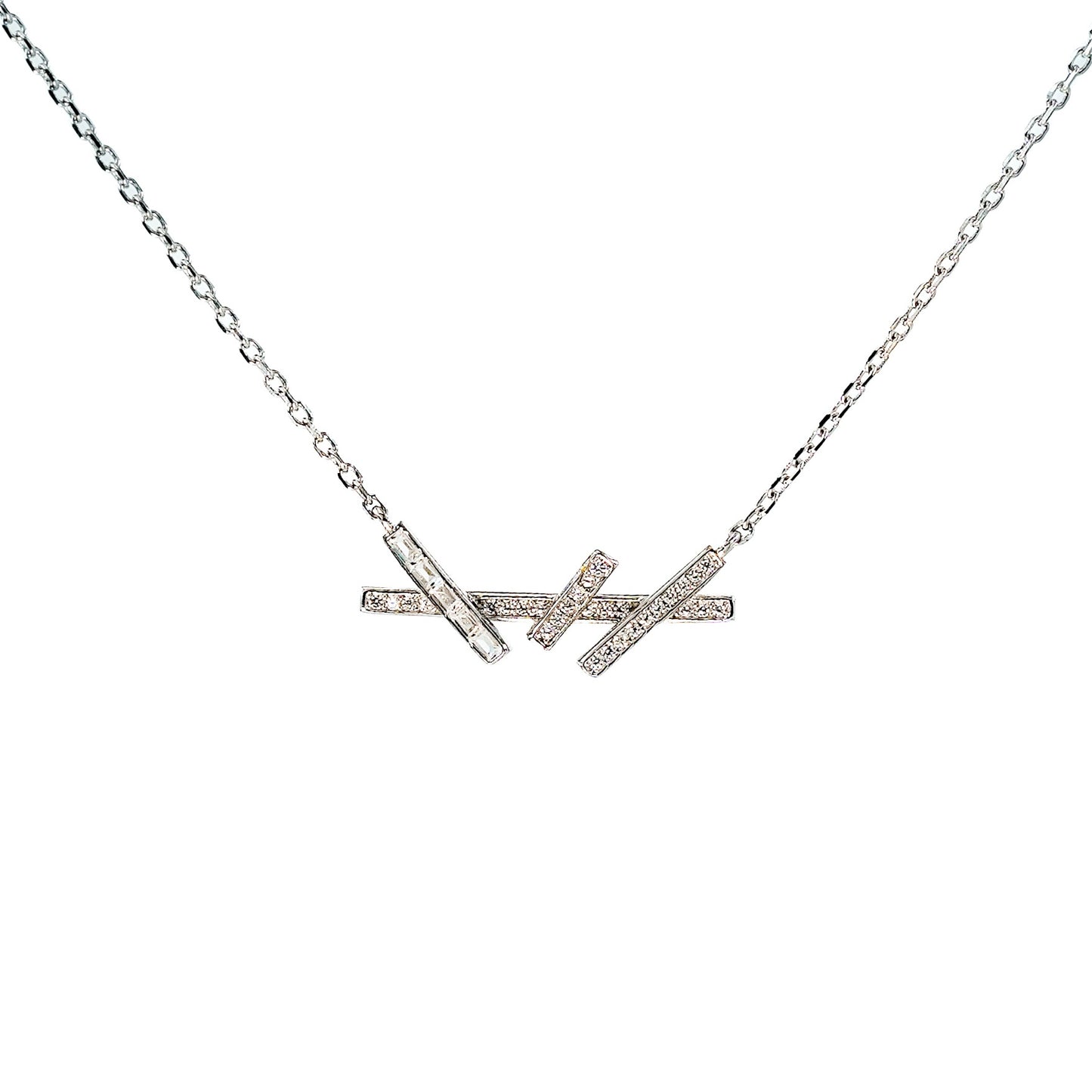 Zig Zag Necklace with Earings