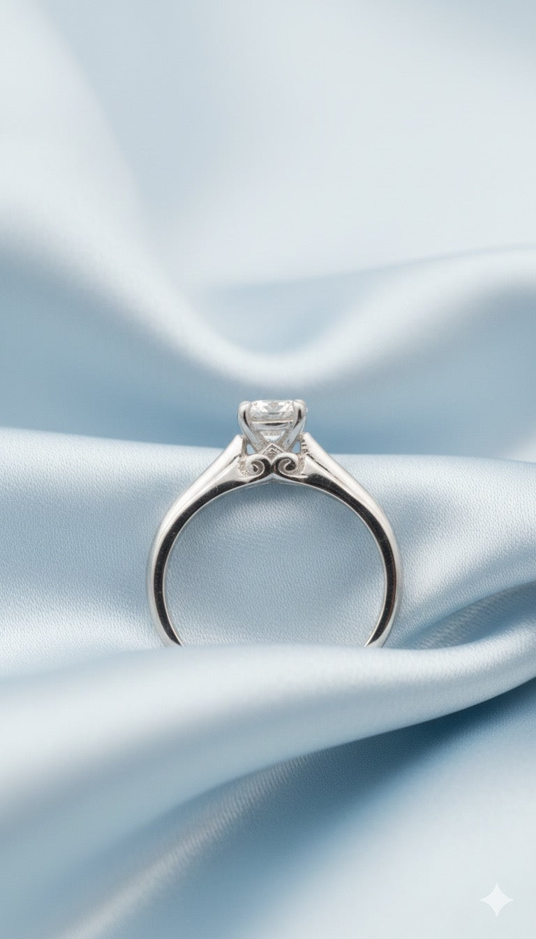 Card solitaire ring