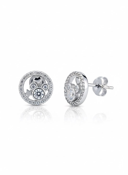 Circle Star Studded Earing