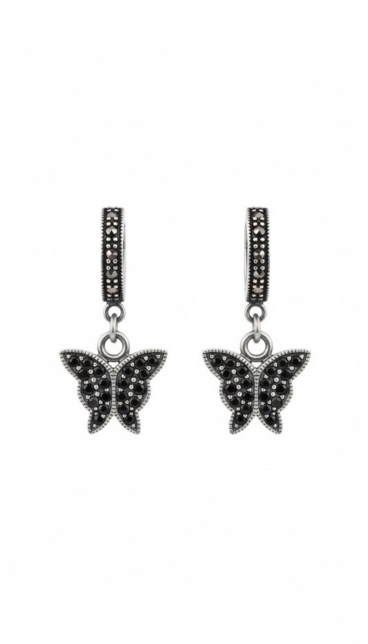 Marcasite Butterfly Earings