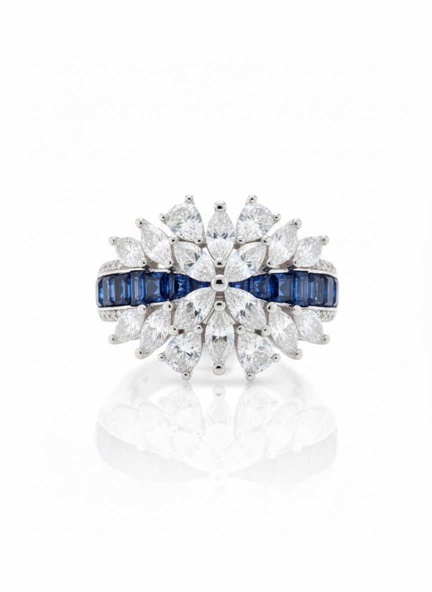 Blue queen ring