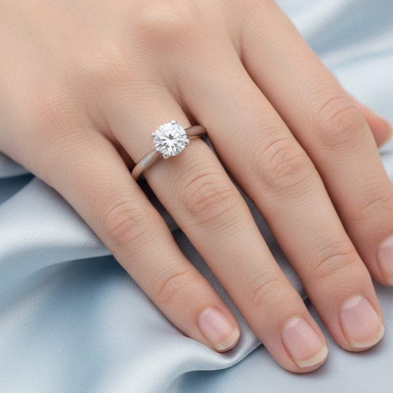 Card solitaire ring