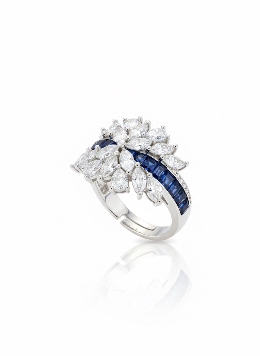 Blue queen ring