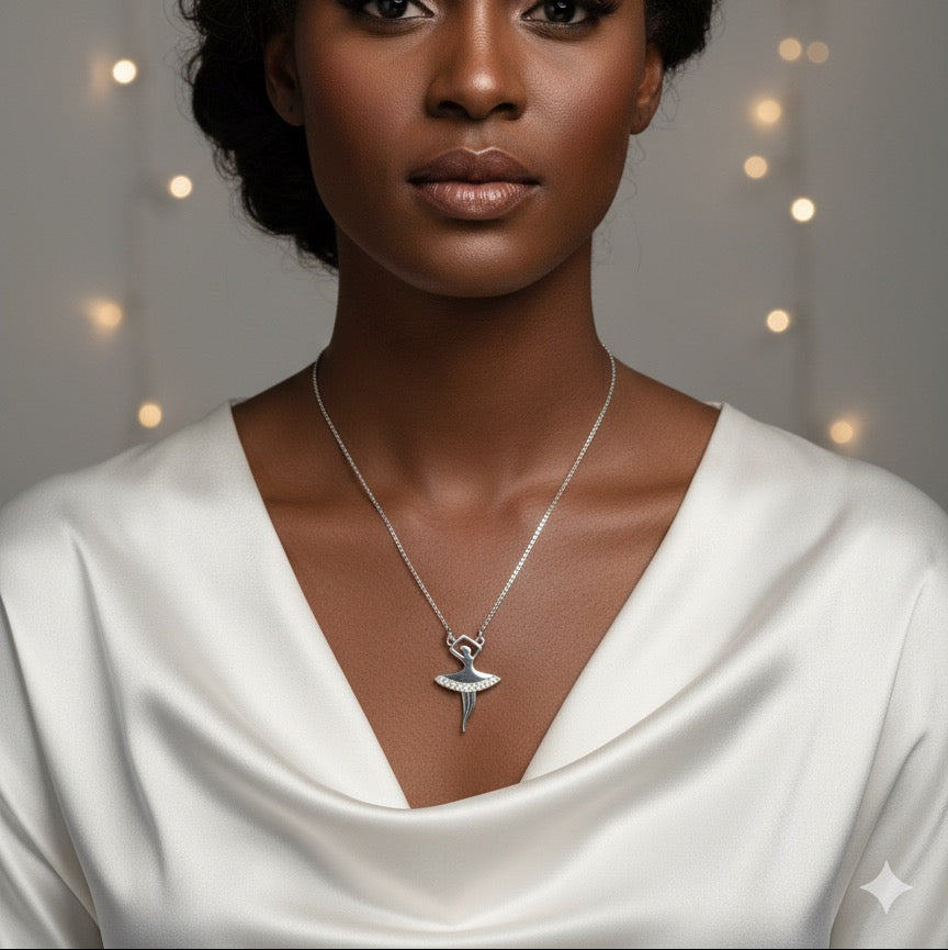 Balerina chain pendant