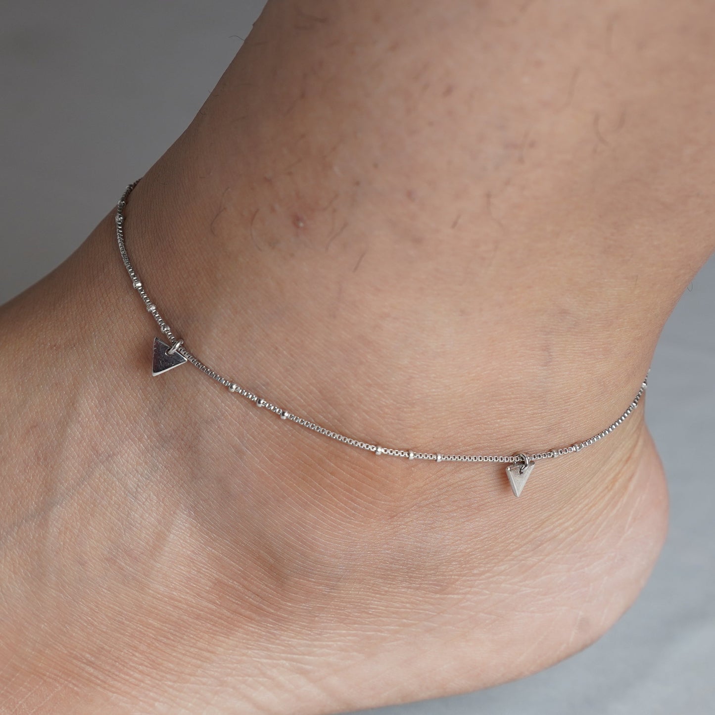 Tria Geometry Anklet