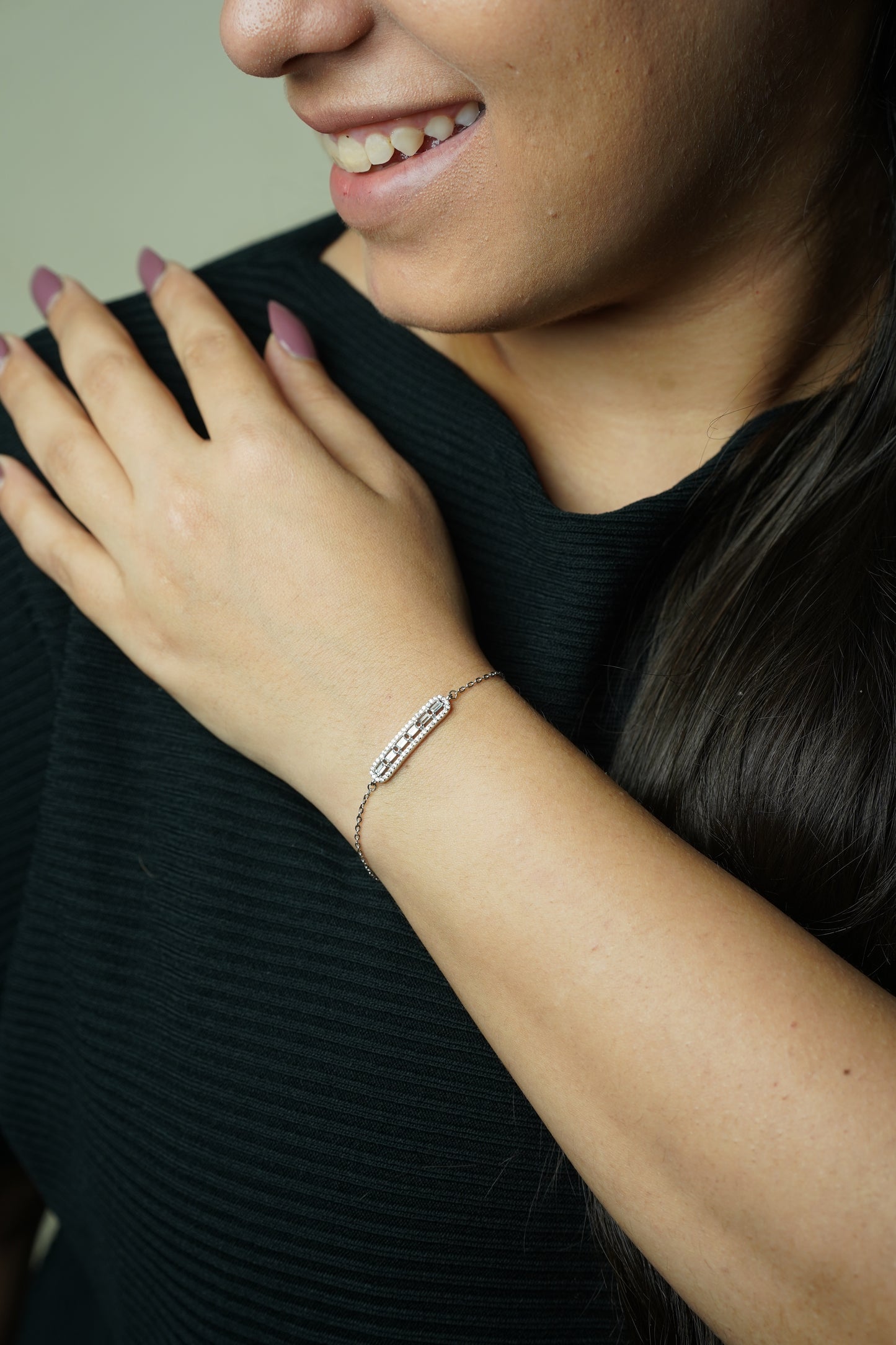 Baguette Square Bracelet