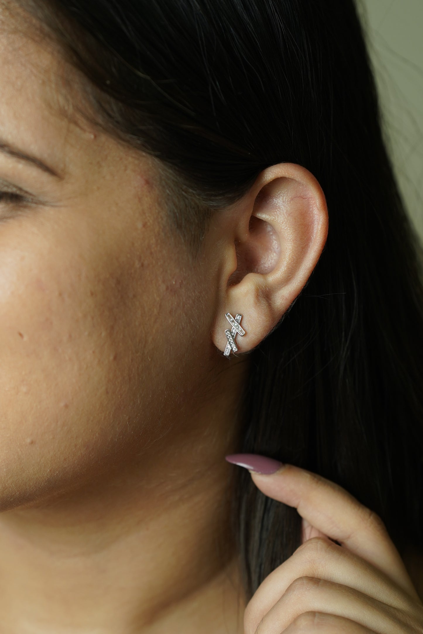 Zig Zag Necklace with Earings