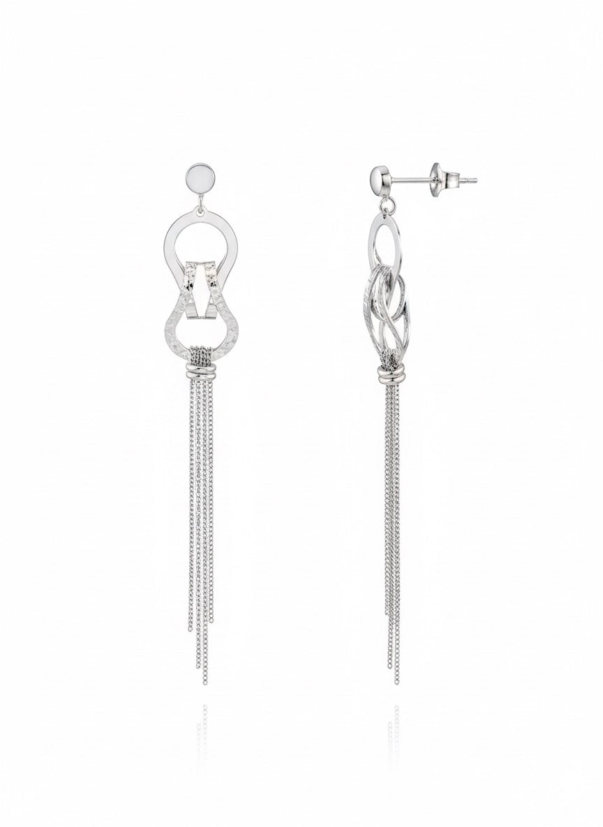 2 layer long earings