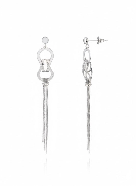 2 layer long earings