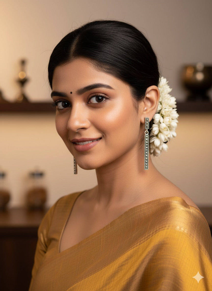 Marcasite Long Earings