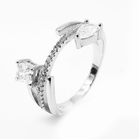 Line Bezel Ring