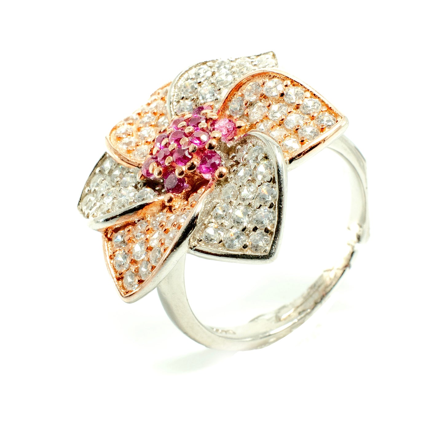 TRI-COLOUR PINK FLOWER