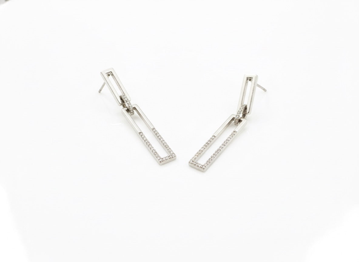 2 LAYER SQUARE STATEMENT EARING