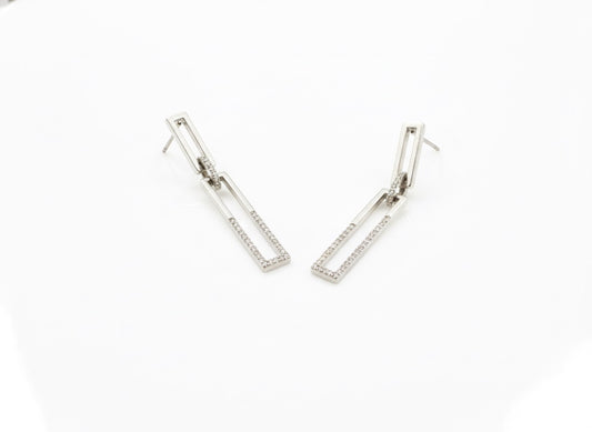 2 LAYER SQUARE STATEMENT EARING