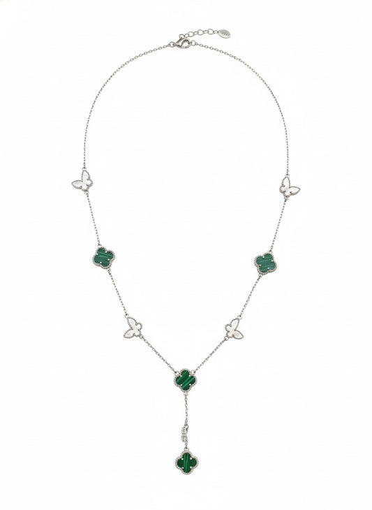 GREEN CLOVER NECKLACE