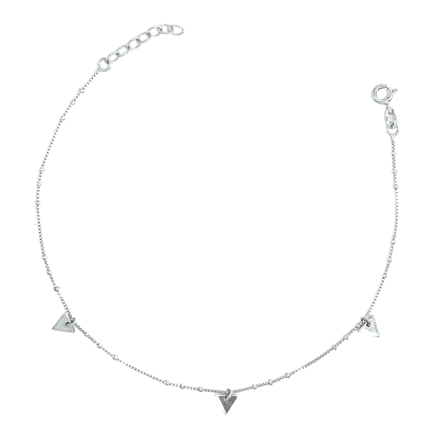 Tria Geometry Anklet