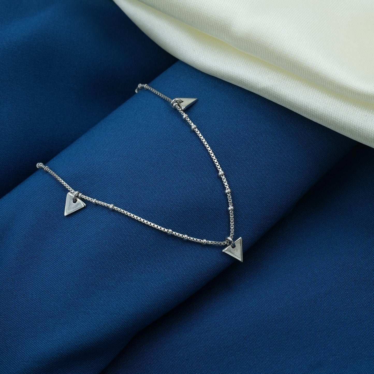 Tria Geometry Anklet