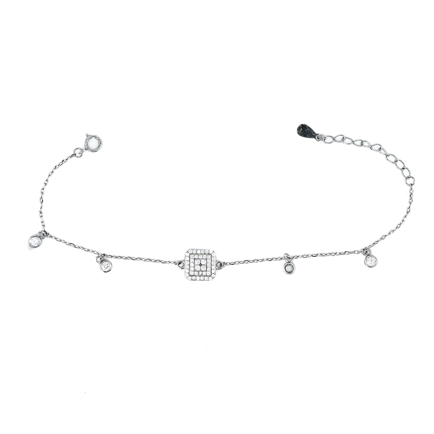Square With Charms Bracelet