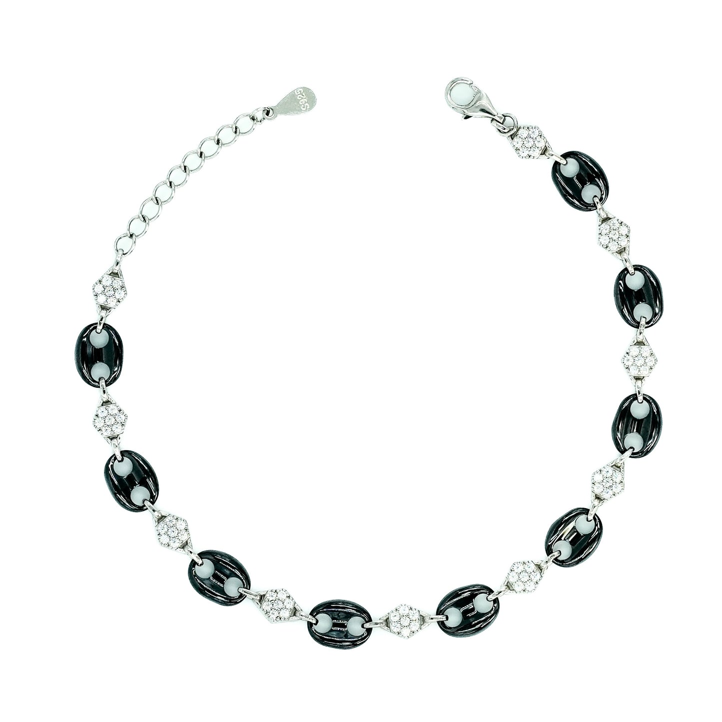 Black Ceramic Small Bracelet