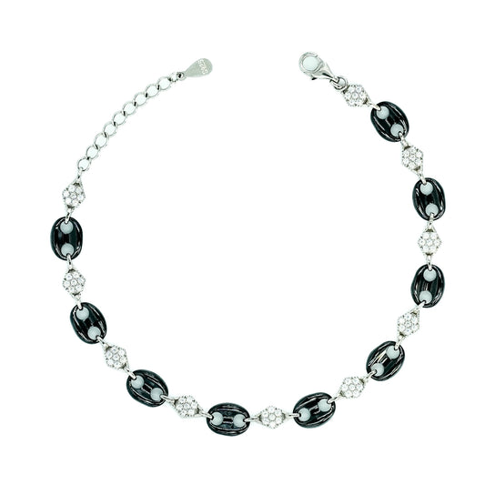 Black Ceramic Small Bracelet